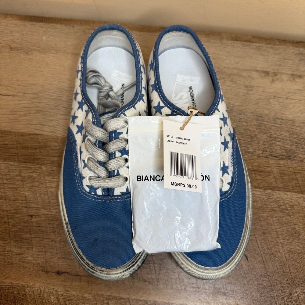 Vans Bianca Chandôn x Authentic VLT LX Stressed Navy women’s size 5 shoes